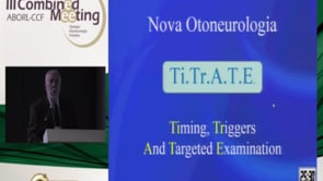 Aula do 3º Combined | Dr. Pedro Luis Mangabeira Albernaz | Nova abordagem do paciente com tontura: TiTraTE